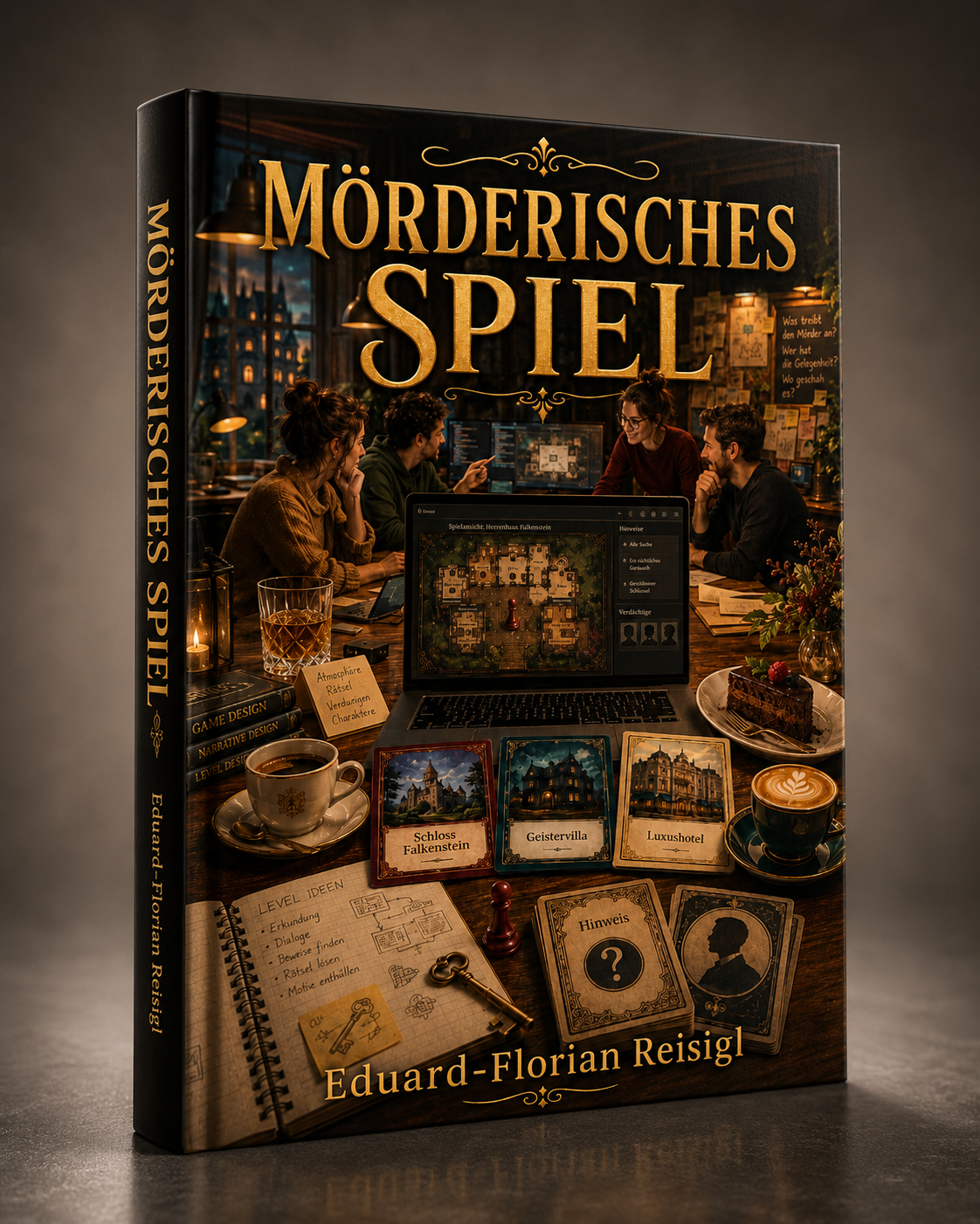 Covermotiv des Buchprojekts Mörderisches Spiel.